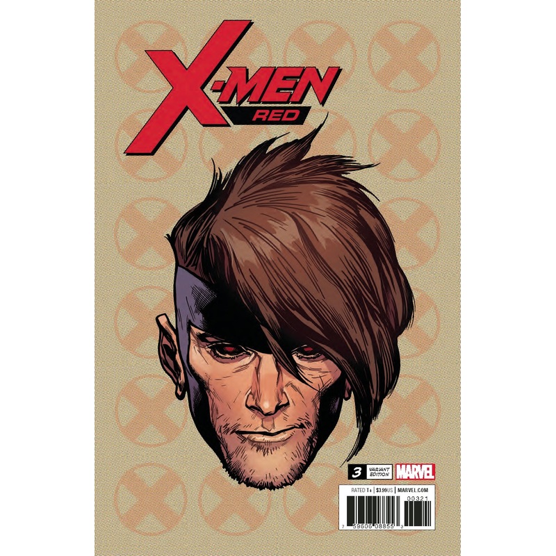 X-MEN RED (2018) #3 1:10 CHAREST HEADSHOT INCV LEG