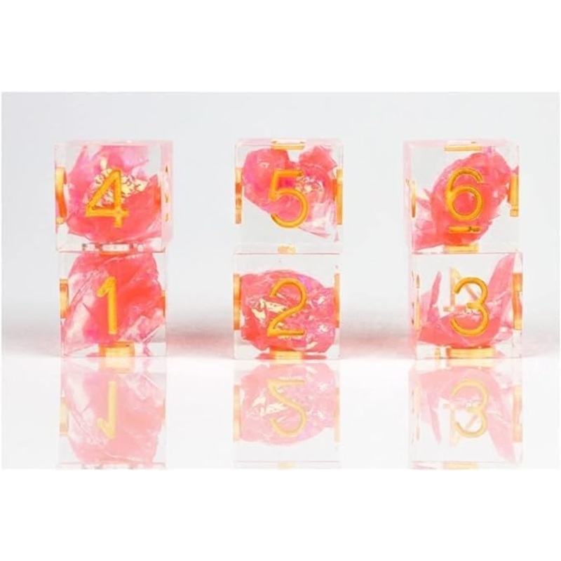 Sirius d6 Dice Set: Flamingo (6)