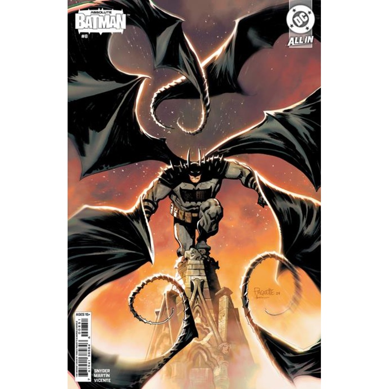 ABSOLUTE BATMAN #8 CVR E INC 1:50 YANICK PAQUETTE CARD STOCK VAR