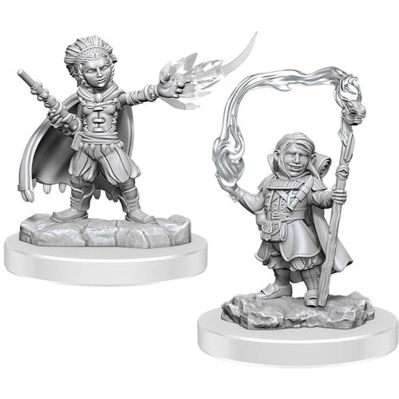 Dungeons & Dragons Nolzur’s Marvelous Unpainted Miniatures: W20 Halfling Wizards