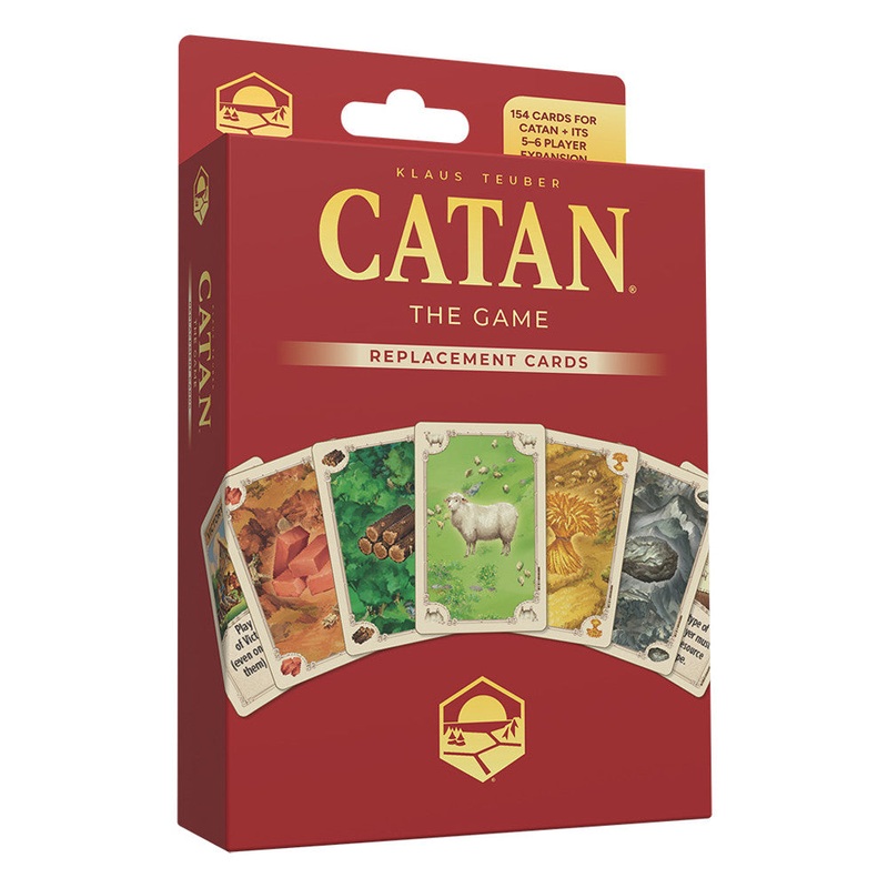 CATAN 6th Edition: Replacement Cards – Base Game & 5-6 Player Expansion