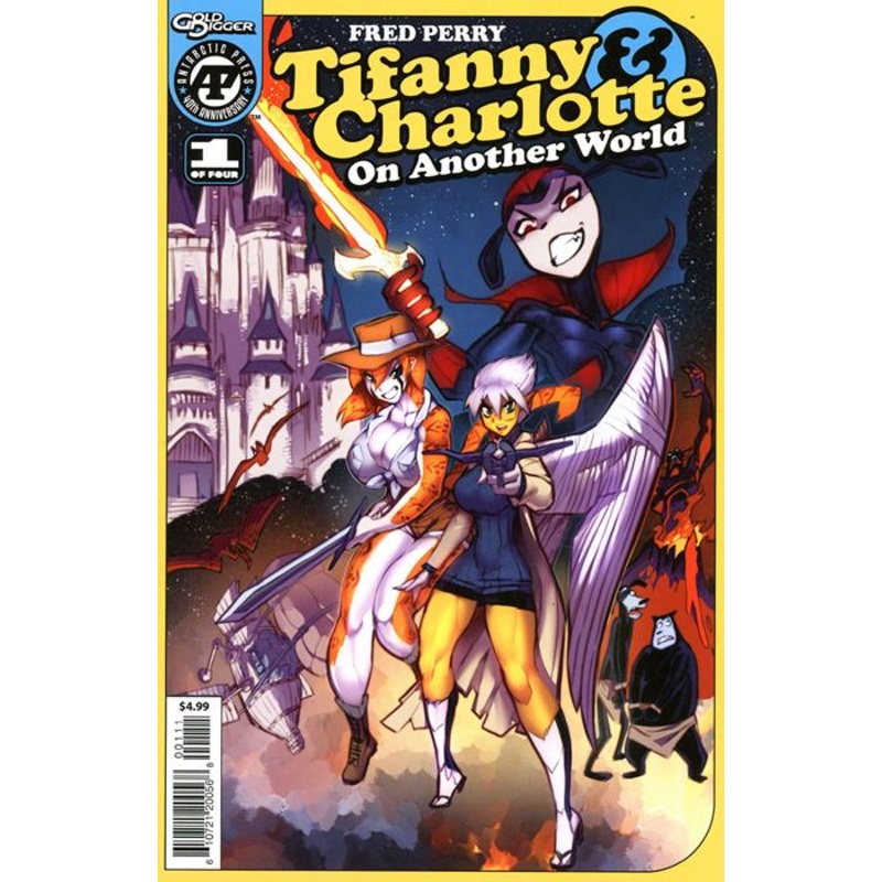 TIFANNY & CHARLOTTE ON ANOTHER WORLD #1 (OF 4) CVR A FRED PERRY (29 Oct Release) This only, one comic book.