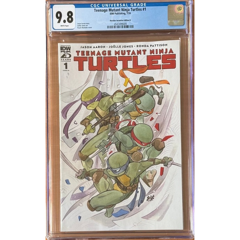 Teenage Mutant Ninja Turtles #1 1:100 Momoko Variant CGC 9.8