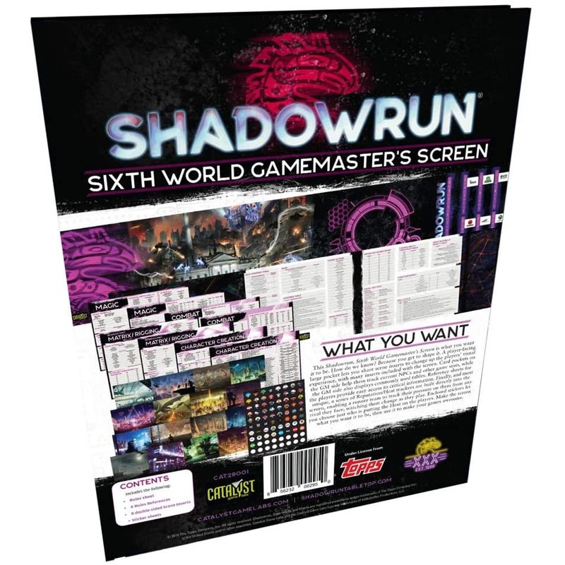 Shadowrun 6E RPG: Gamemaster’s Screen