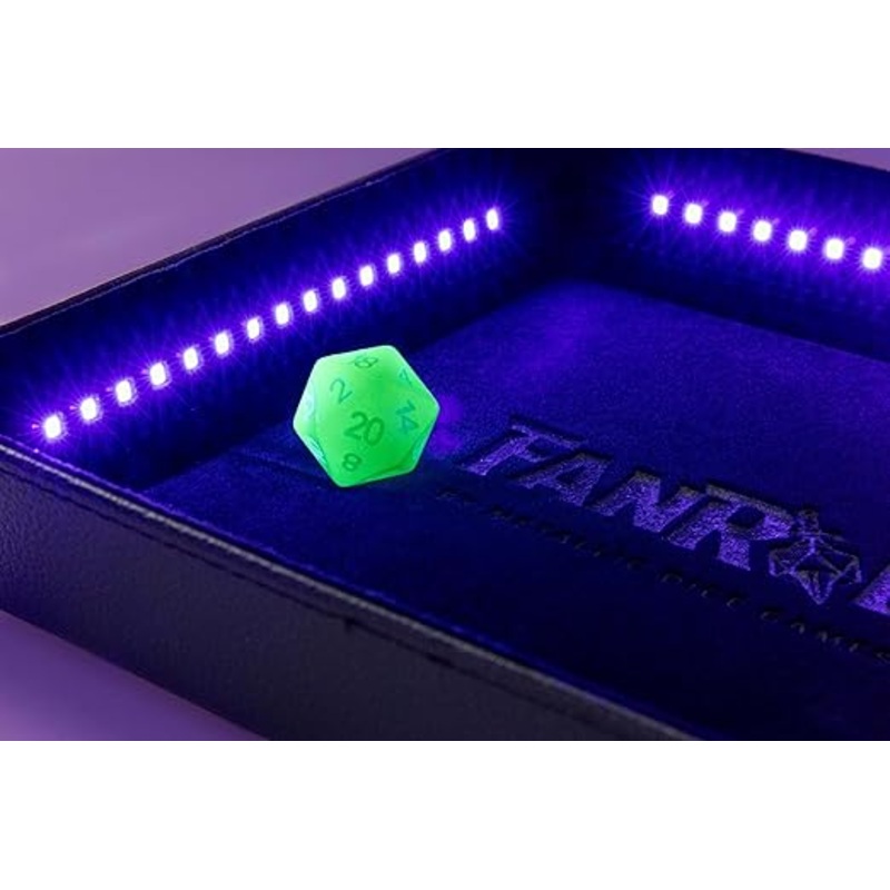 Shadow Light: Dice Tray w/ Black Light & d20