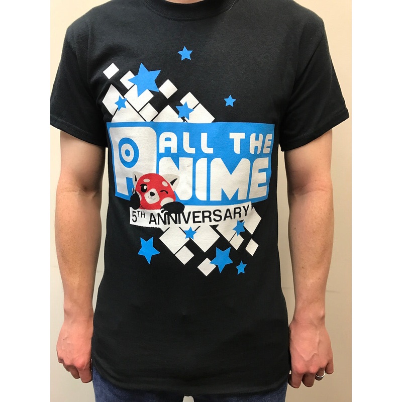 All the Anime T-shirt – 5th Anniversary Small