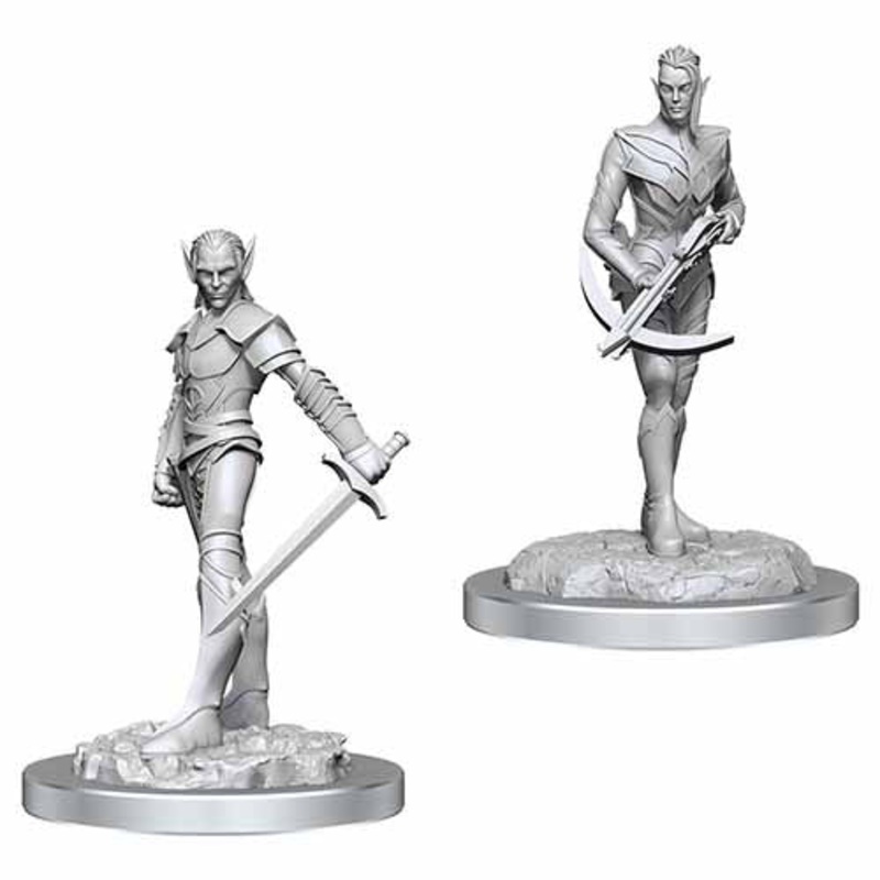 D&D Nolzur’s Marvelous Unpainted Minis: W18 Drow Fighters