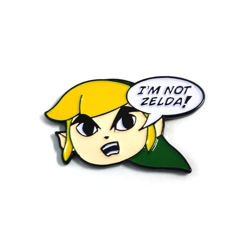 Yesterdays Enamel Pin: I’m Not Zelda