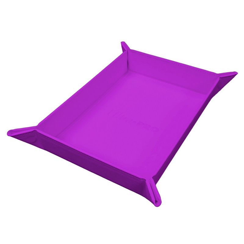 Vivid Dice Tray: Magnetic Foldable – Purple