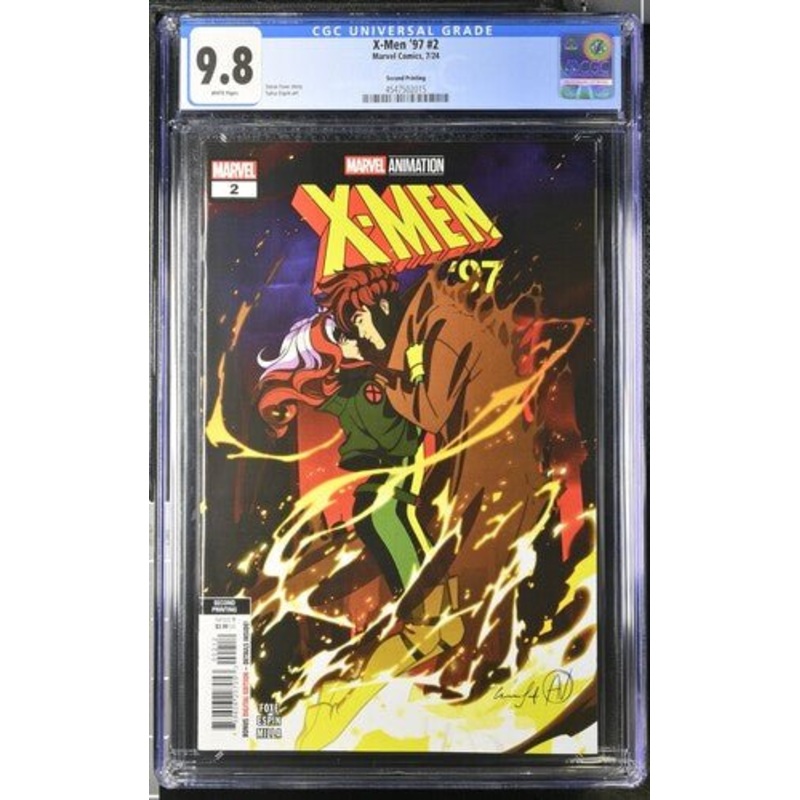 X-Men 97 #2 2nd Print CGC 9.8 Rogue And Gambit Cover