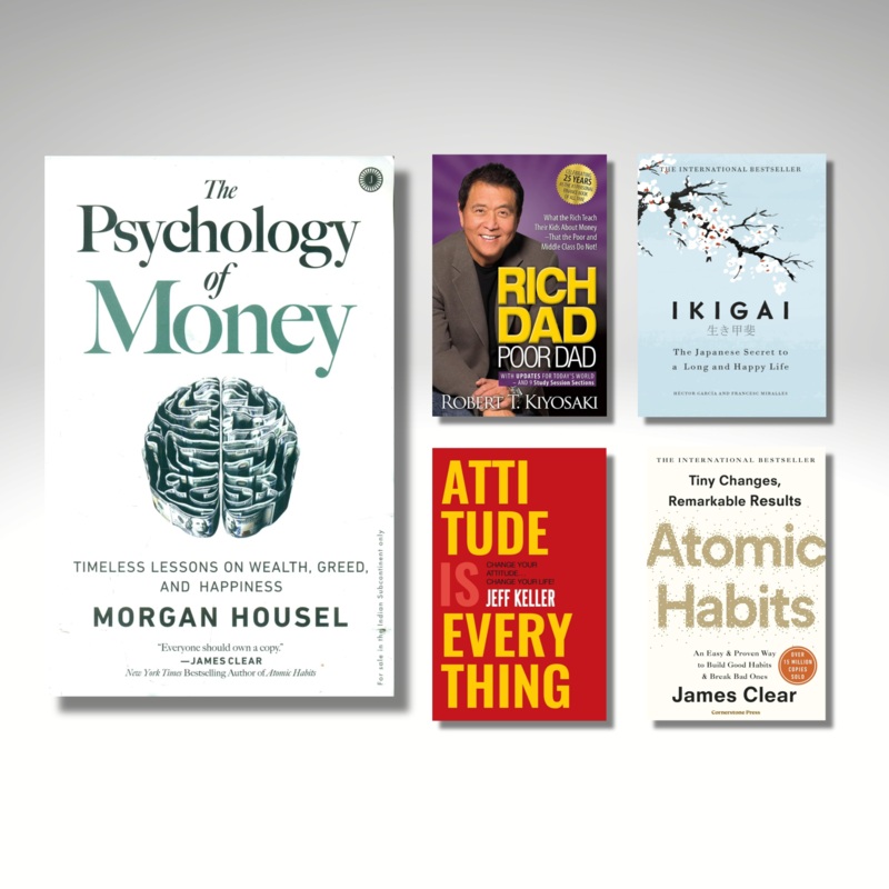 [Combo] 5-in-1 Life-Changing Success & Mindset Book Set
