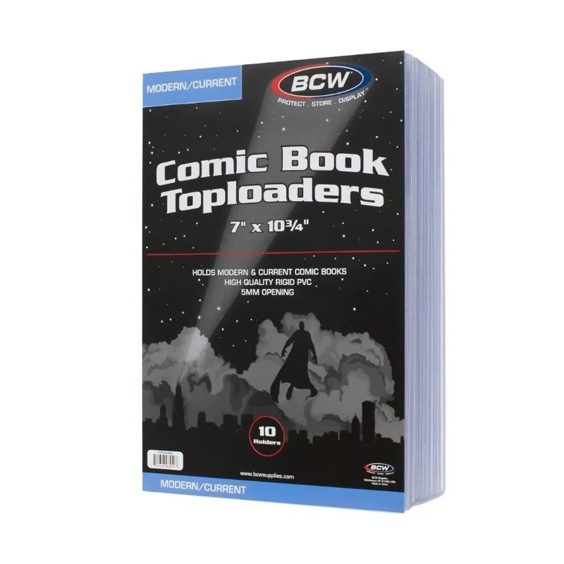 BCW – Comic Current Toploaders (Pack of 10)