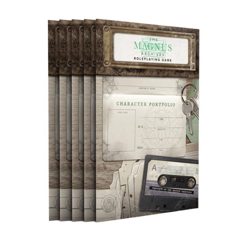The Magnus Archives RPG: Character Portfolio (5-Pack)