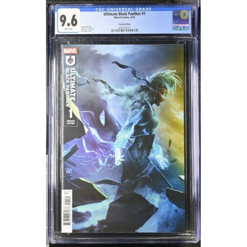 Ultimate Black Panther #1 Bosslogic Variant Edition CGC 9.6