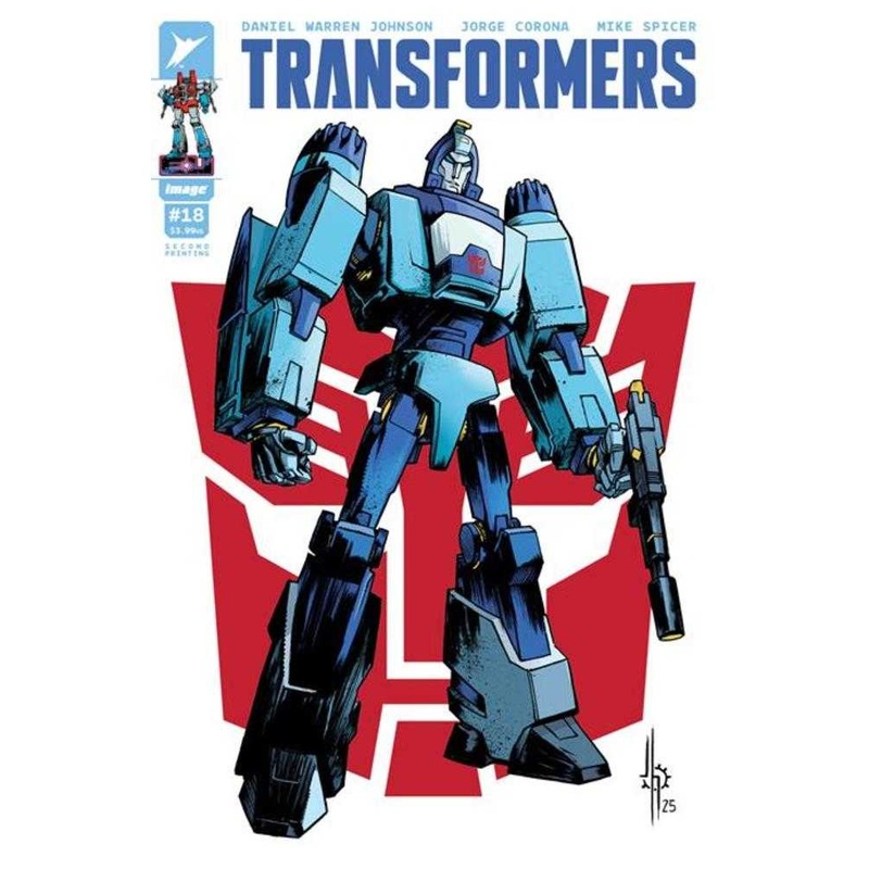 Transformers #18 2nd Print Cover B Jason Howard Autobot Variant