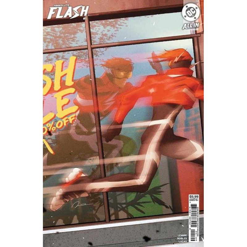 Absolute Flash #1 2nd Print Cover B Gerald Parel Card Stock Variant