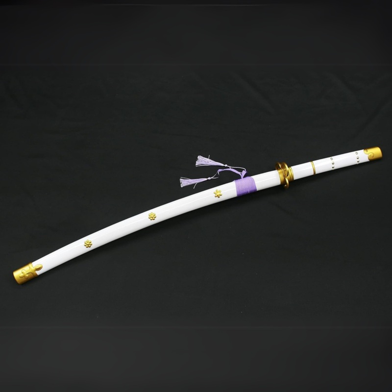 Roronoa Zoro Yama Enma White Wooden Katana