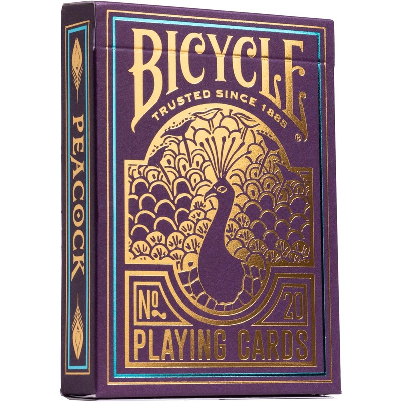 Bicycle Playing Cards: Peacock – Purple