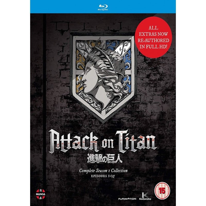 Attack on Titan Complete  Season 1 Collection – Blu-ray
