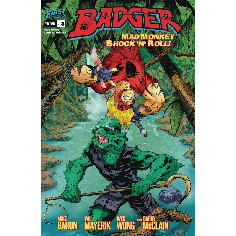 BADGER MAD MONKEY SHOCK N ROLL #3 (OF 5) (24 Feb Release) This only, one comic book.