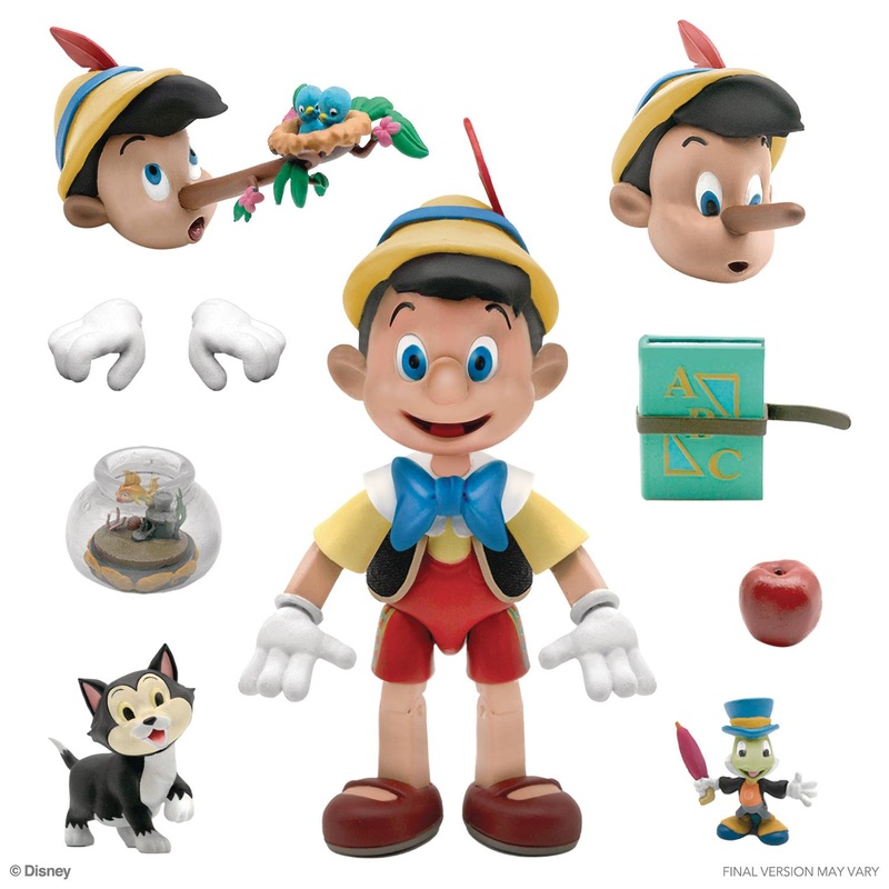 DISNEY ULTIMATES WAVE 1 PINOCCHIO ACTION FIGURE