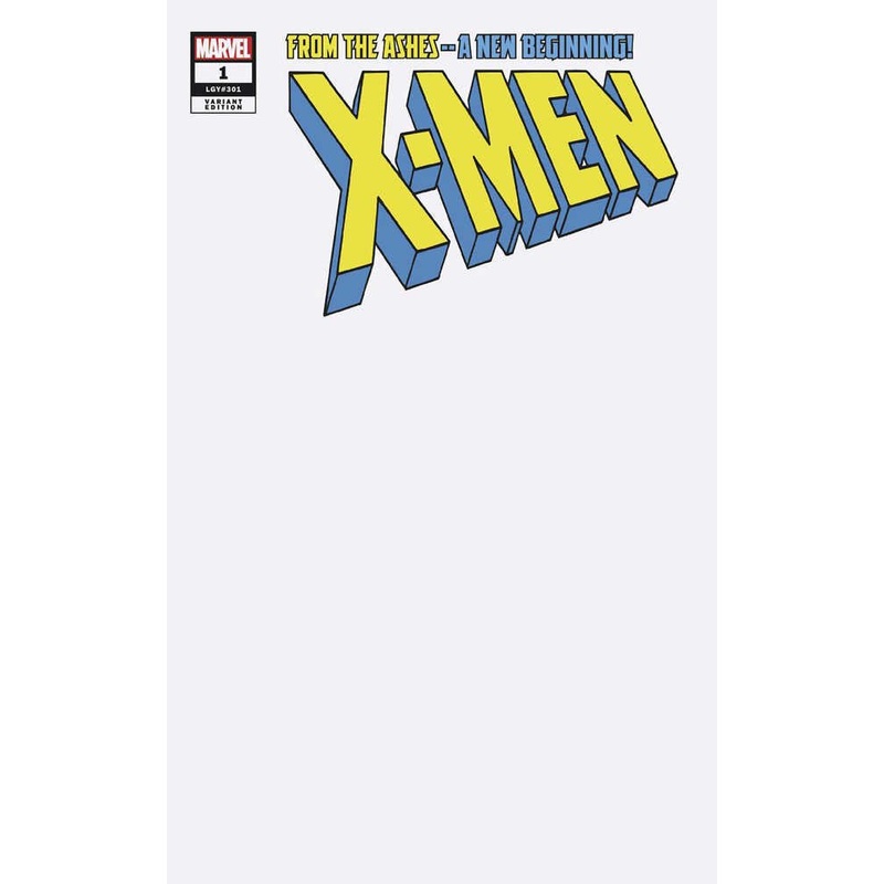 X-Men #1 Blank Cover Variant