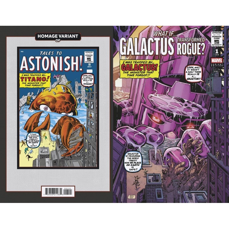 What If…? Galactus: Galactus Transformed Rogue? #1 Dan Jurgens Sci-Fi Homage V Ariant