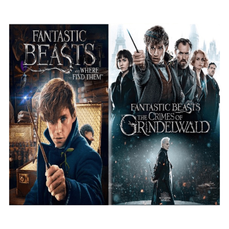 Fantastic Beasts 1 & 2 Movies DVD Set