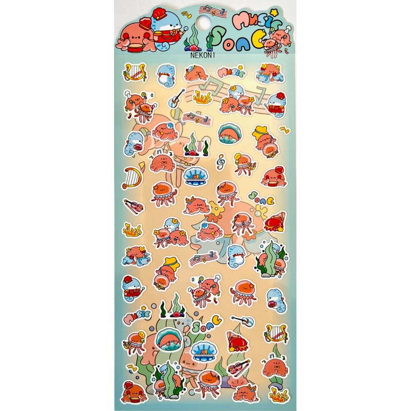 Ocean Music Stickers