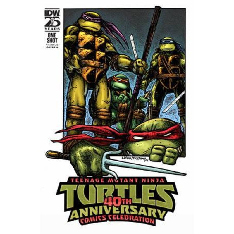 TMNT 40TH ANNIVERSARY CELEBRATION #1 CVR A LAIRD & EASTMAN