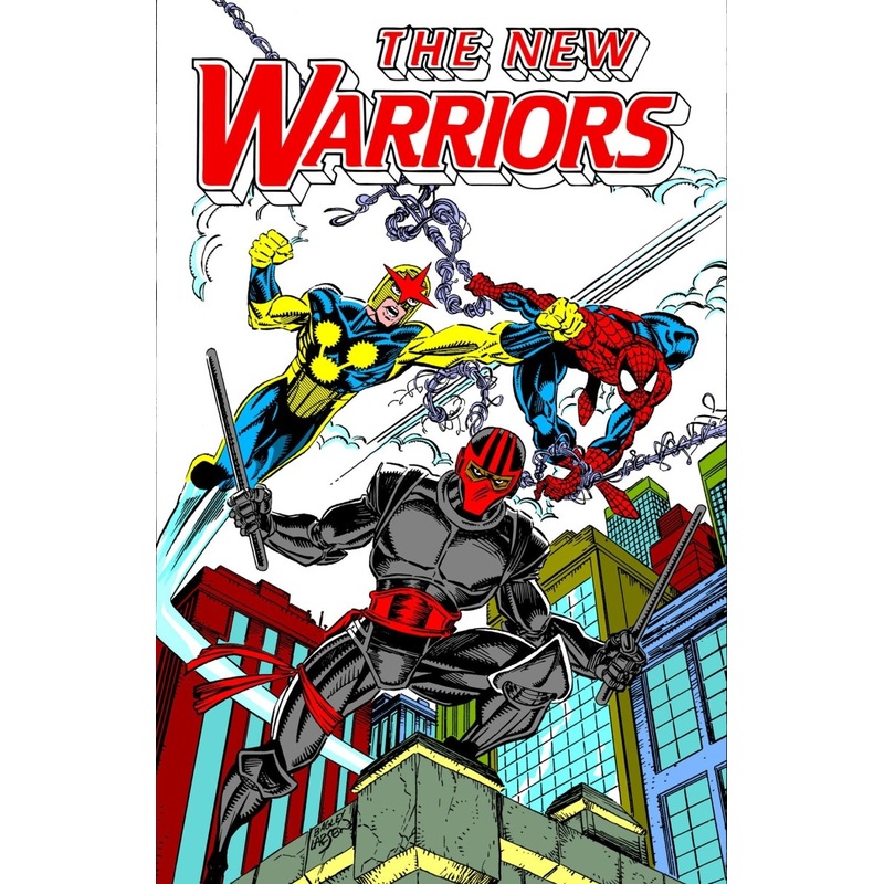 New Warriors: Nova & Night Thrasher Omnibus Mark Bagley Cover HC [DM Only]