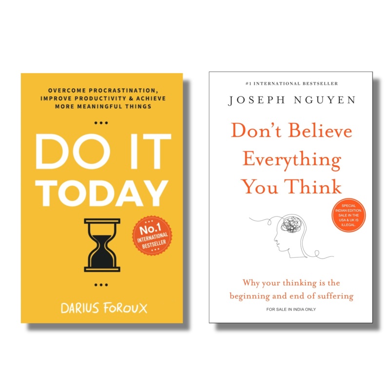 [Combo] Don’t Believe Everything You Think + Do It Today
