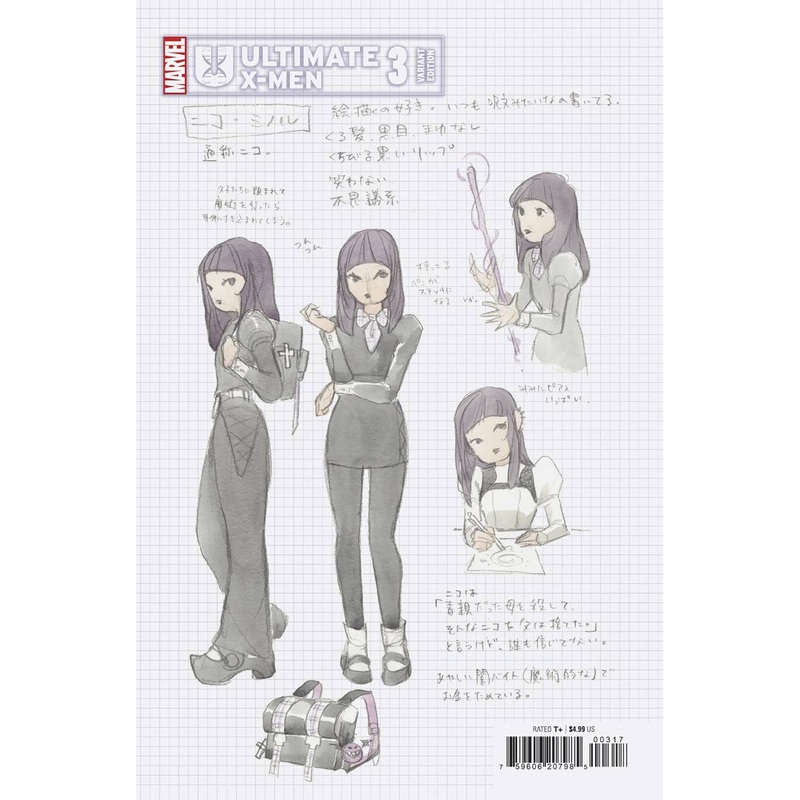ULTIMATE X-MEN #3 INCV 1:10 PEACH MOMOKO DESIGN VAR