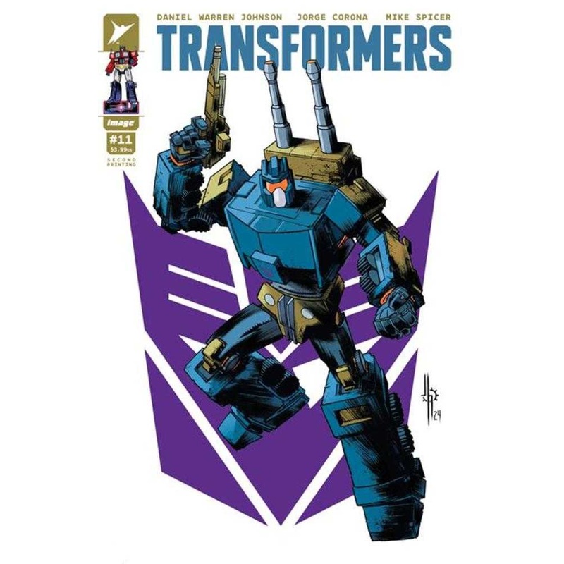 Transformers #11 2nd Print Cover A Howard Decepticon