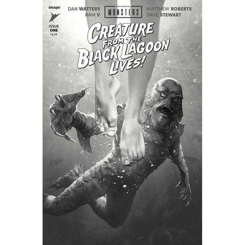 Universal Monsters The Creature From The Black Lagoon Lives #1 (Of 4) Cover D 1 in 25 Joshua Middleton Variant