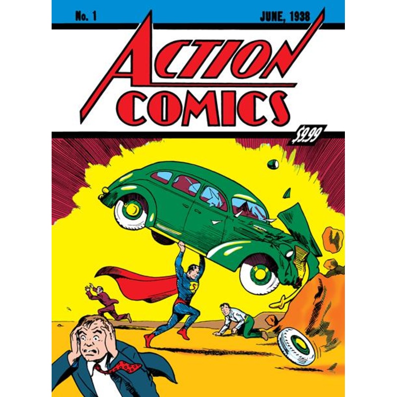 ACTION COMICS (1938) #1 GOLDEN AGE SIZED FACSIMILE EDITION CVR A JOE SHUSTER SUPERMAN DAY 2025