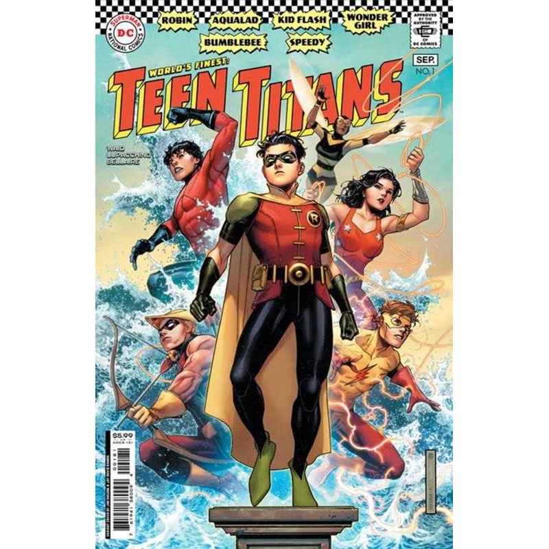 Worlds Finest Teen Titans #1 (Of 6) Cover E Jim Cheung Foil Card Stock Variant