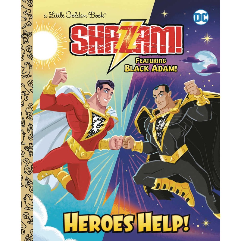 DC Shazam Heroes Help Little Golden Book