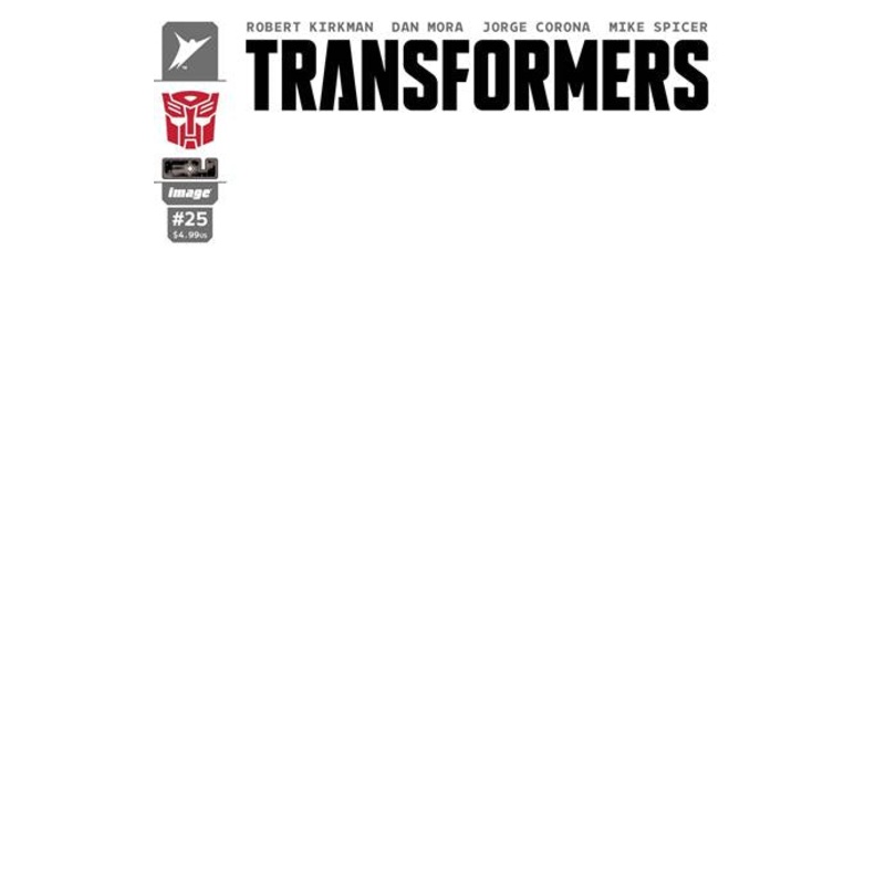 TRANSFORMERS #25 CVR G BLANK SKETCH AUTOBOT VAR (08 Oct Release)