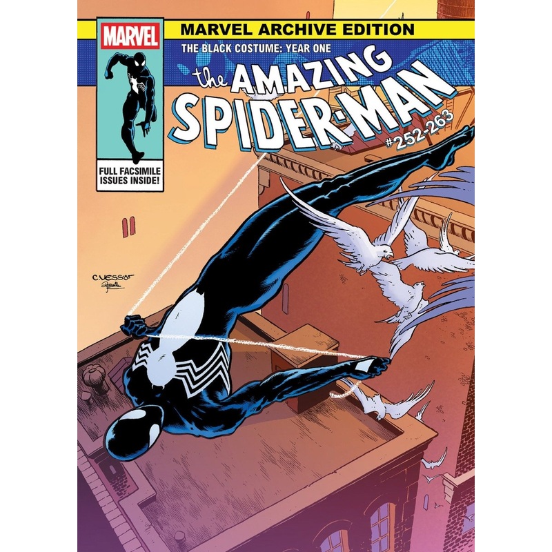 Marvel Archive Edition: Amazing Spider-Man – The Black Costume: Year One Gallery Edition Charles Vess Hidden Gem Cover HC [DM Only]