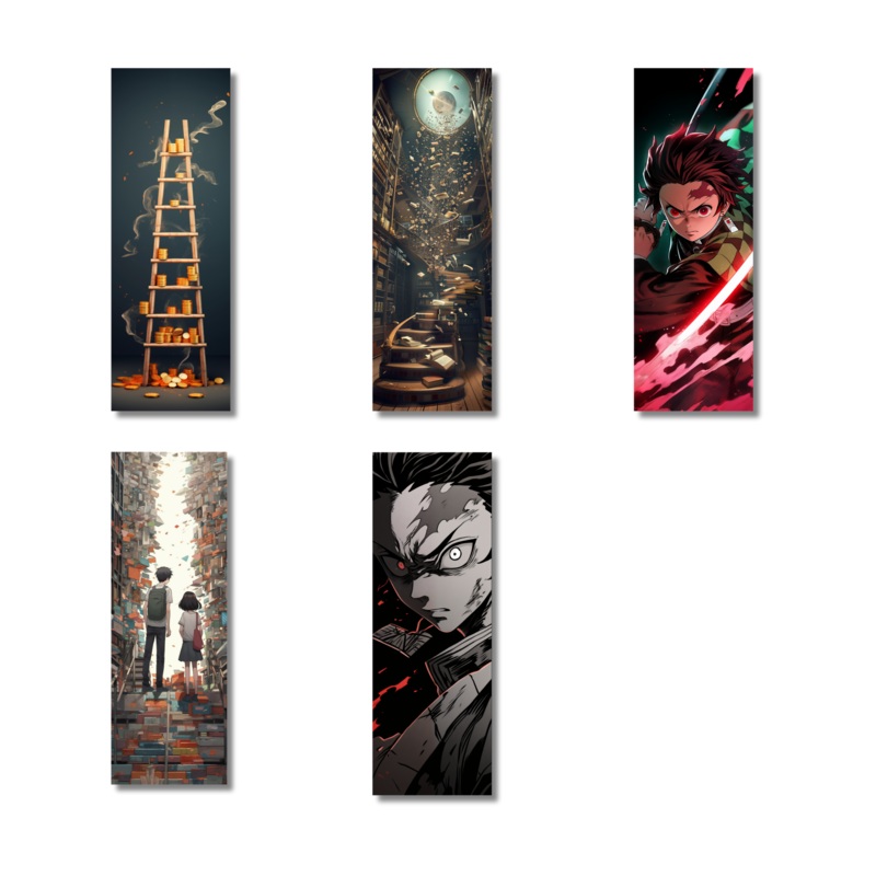 Premium Bookmarks – Pack of 5 | Perfect for Book Lovers
