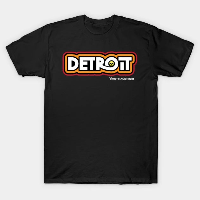 T-Shirt: Vault of Midnight Detroit – Black Small