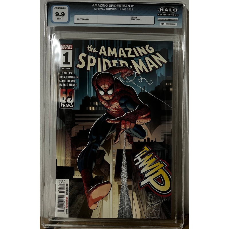 AMAZING SPIDER-MAN (2022) #1 *Halo Graded 9.9 MINT !!! (In Stock)