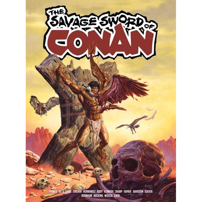 SAVAGE SWORD OF CONAN TP VOL 03 DIRECT MARKET EDITION JOE JUSKO CVR (MR) (08 Oct Release)