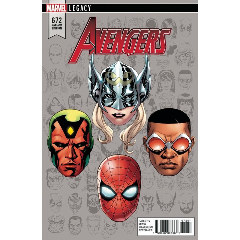 AVENGERS (1963) #672 1:10 MCKONE LEGACY HEADSHOT INCV LEG