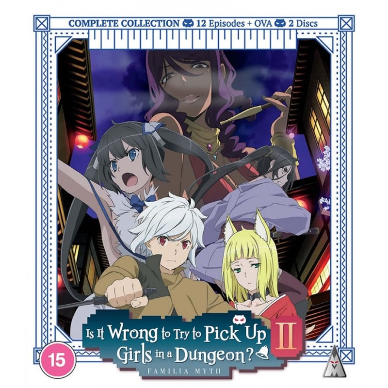 Is It Wrong To Try To Pick Up Girls In A Dungeon?! Season 2 – Blu-ray