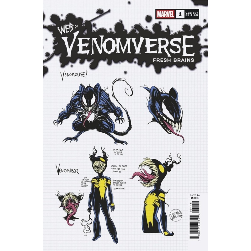 Web Of Venomverse: Fresh Brains #1 Luciano Vecchio Design 1:10 Ratio Variant