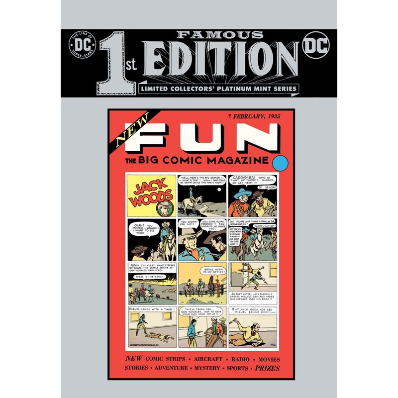 Famous First Edition #1: New Fun Comics: Platinum Mint (Hardcover)