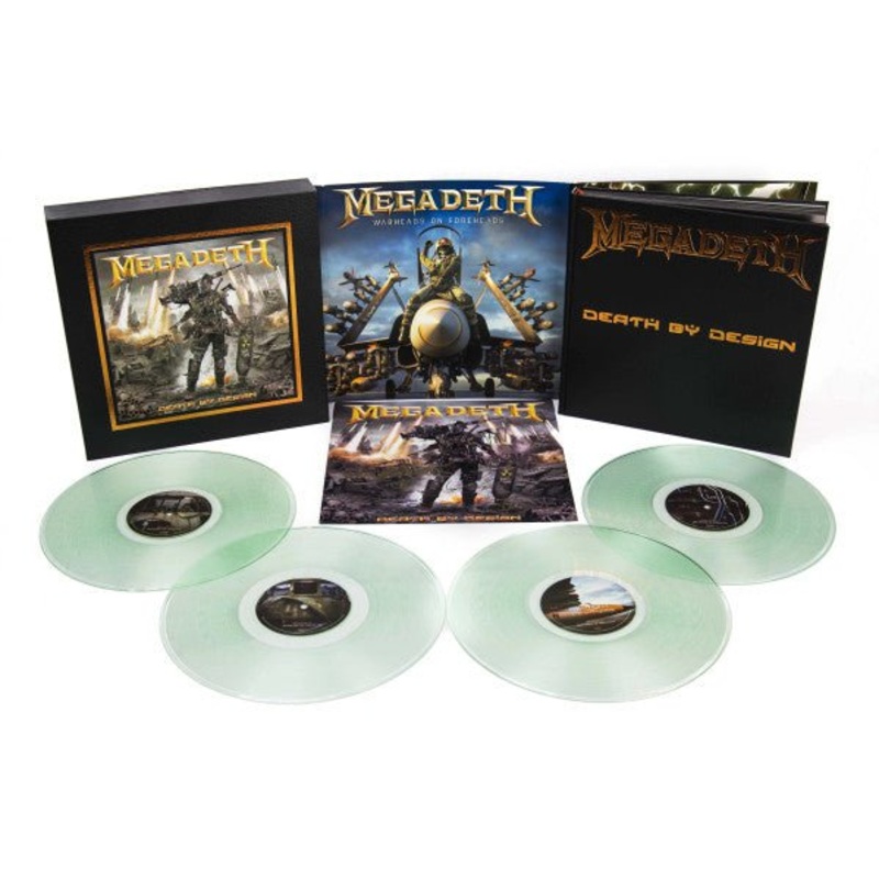 Megadeth Death By Design HC With Vinyl *RARE* *LAST COPY*
