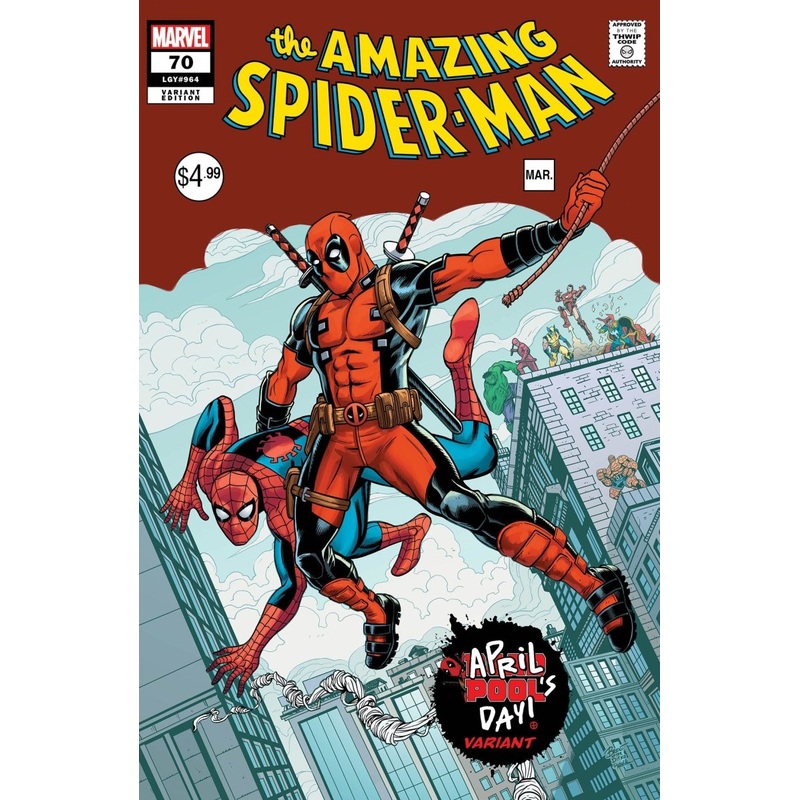 Amazing Spider-Man #70 Brent Schoonover April Pool’S Day Variant [Doom]
